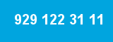 929 122 31 11 929 122 31 11